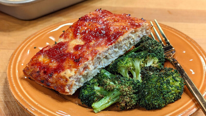 How to Make Turkey Meatloaf with Roasted Broccoli | Healthy Sheet Pan Dinner