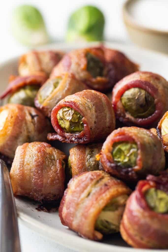Bacon Wrapped Brussels Sprouts – Fit Foodie Finds