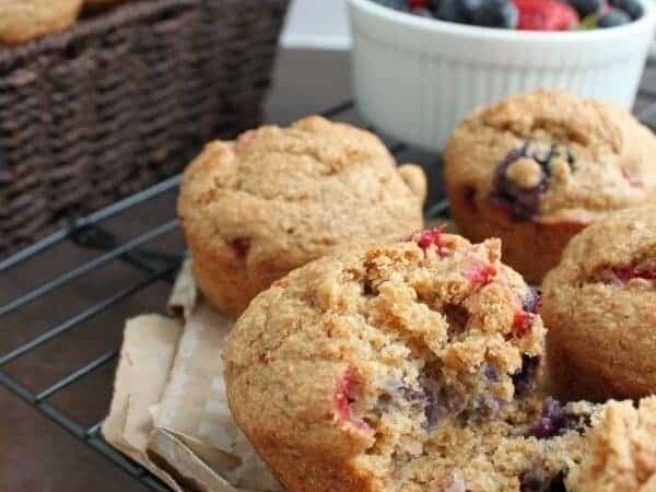 Berry Bran Muffins – Happy Food, Healthy Life