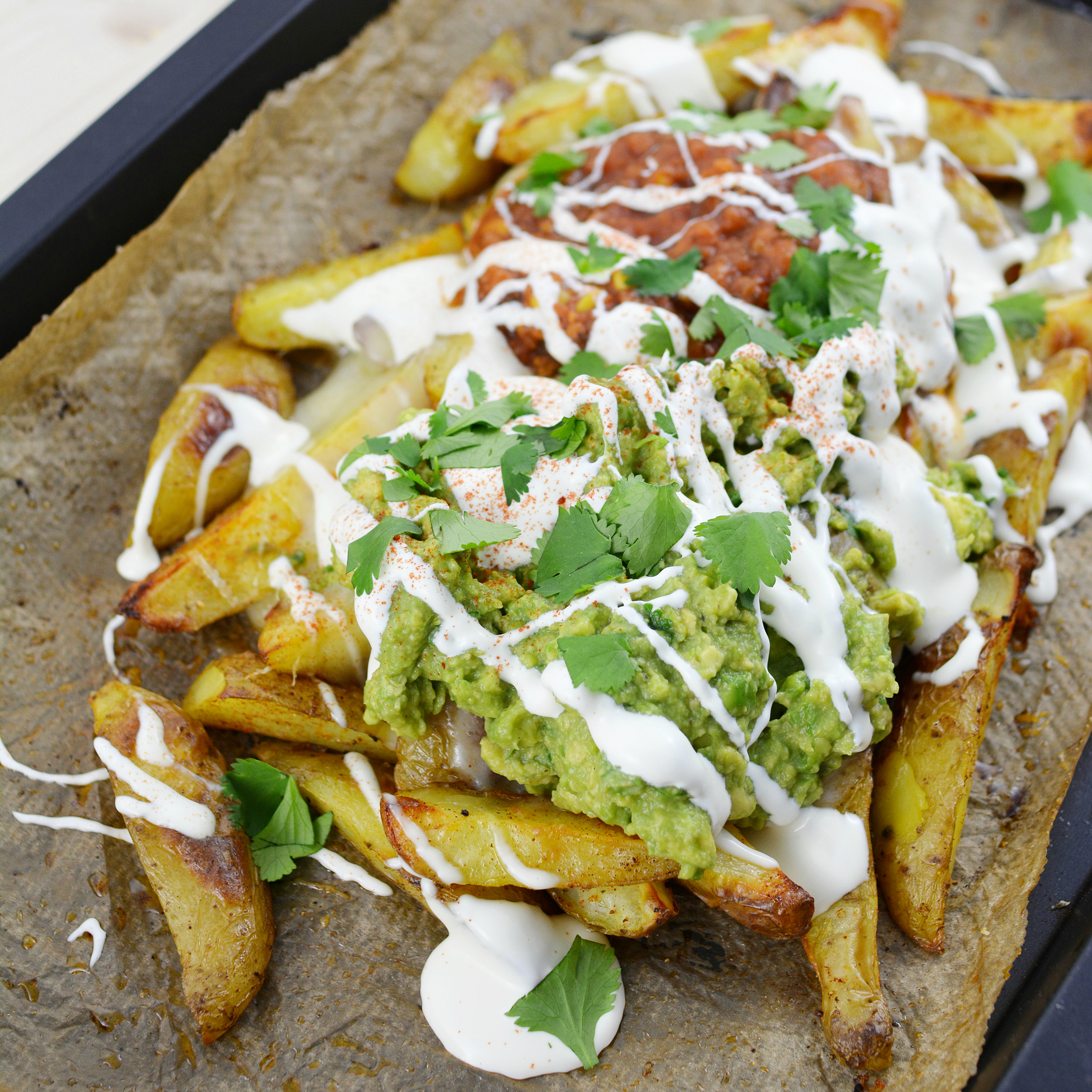 Potato Wedge Nachos – Healthy Green Kitchen
