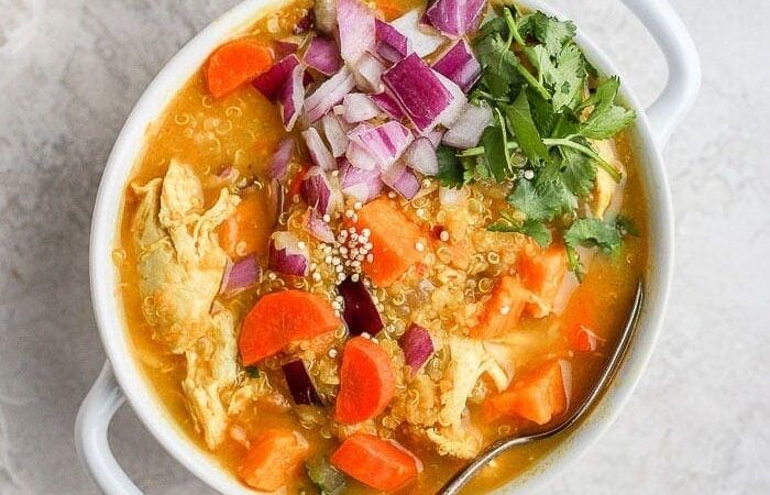 One-Pot Golden Chicken Curry Soup