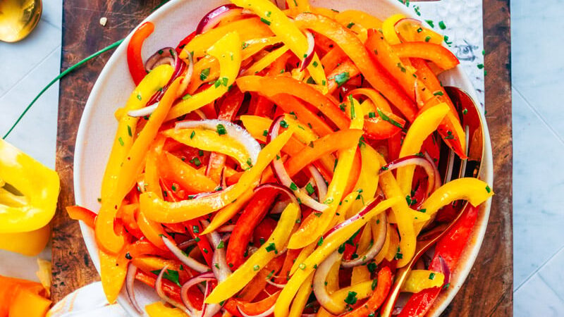 Bell Pepper Salad – A Couple Cooks