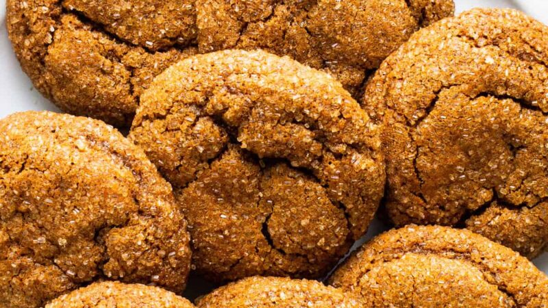 Pumpkin Ginger Molasses Cookies – Fit Foodie Finds