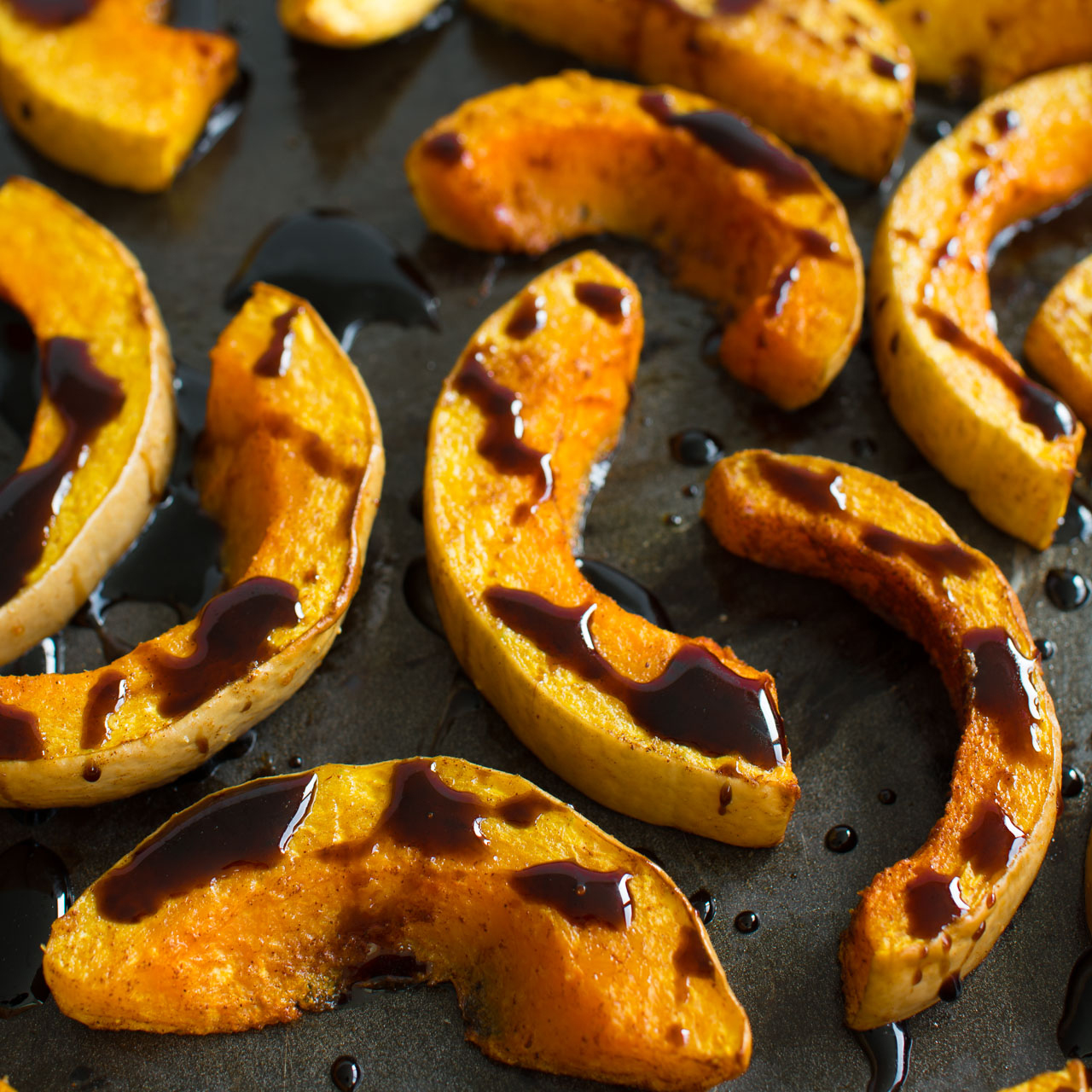 Roasted Butternut Squash with Balsamic Reduction