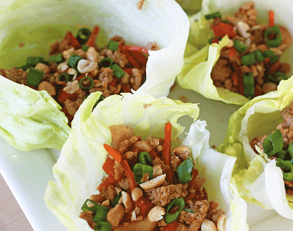 Asian Turkey Lettuce Wraps | Busy But Healthy