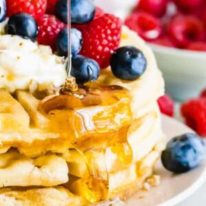 The Best Light and Fluffy Vegan Waffle Recipe