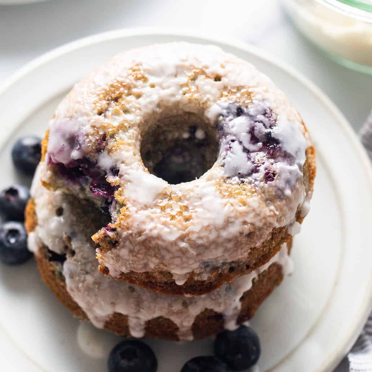 Blueberry Protein Donuts – Fit Foodie Finds