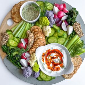 How To Make a Colorful Crudite Platter