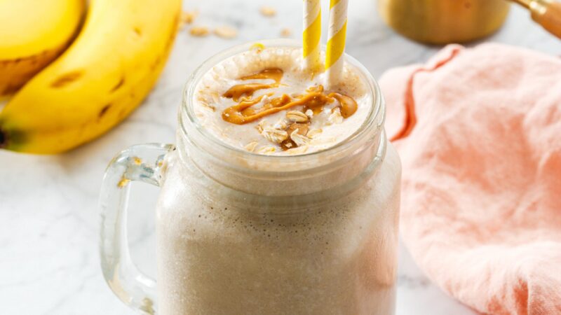 Peanut Butter Banana Smoothie – A Couple Cooks