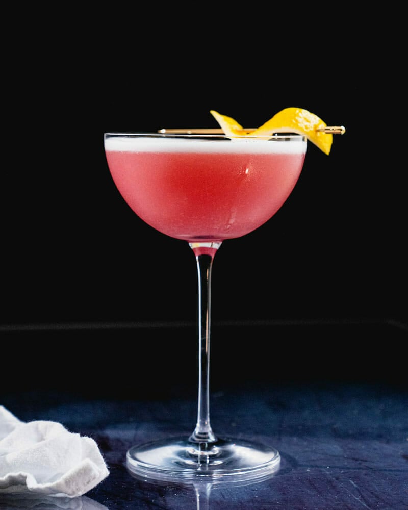 Clover Club Cocktail – A Couple Cooks