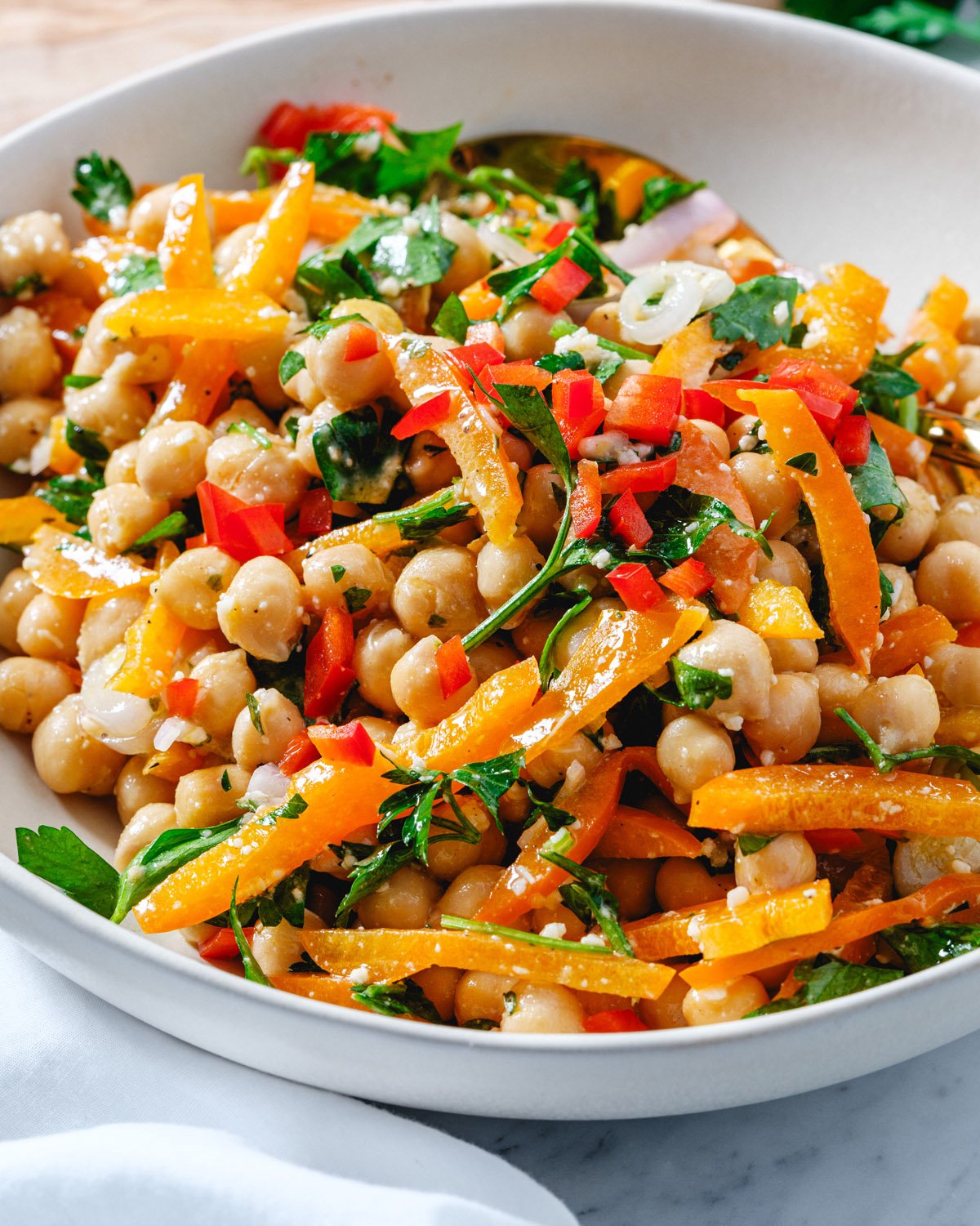 Garbanzo Bean Salad – A Couple Cooks