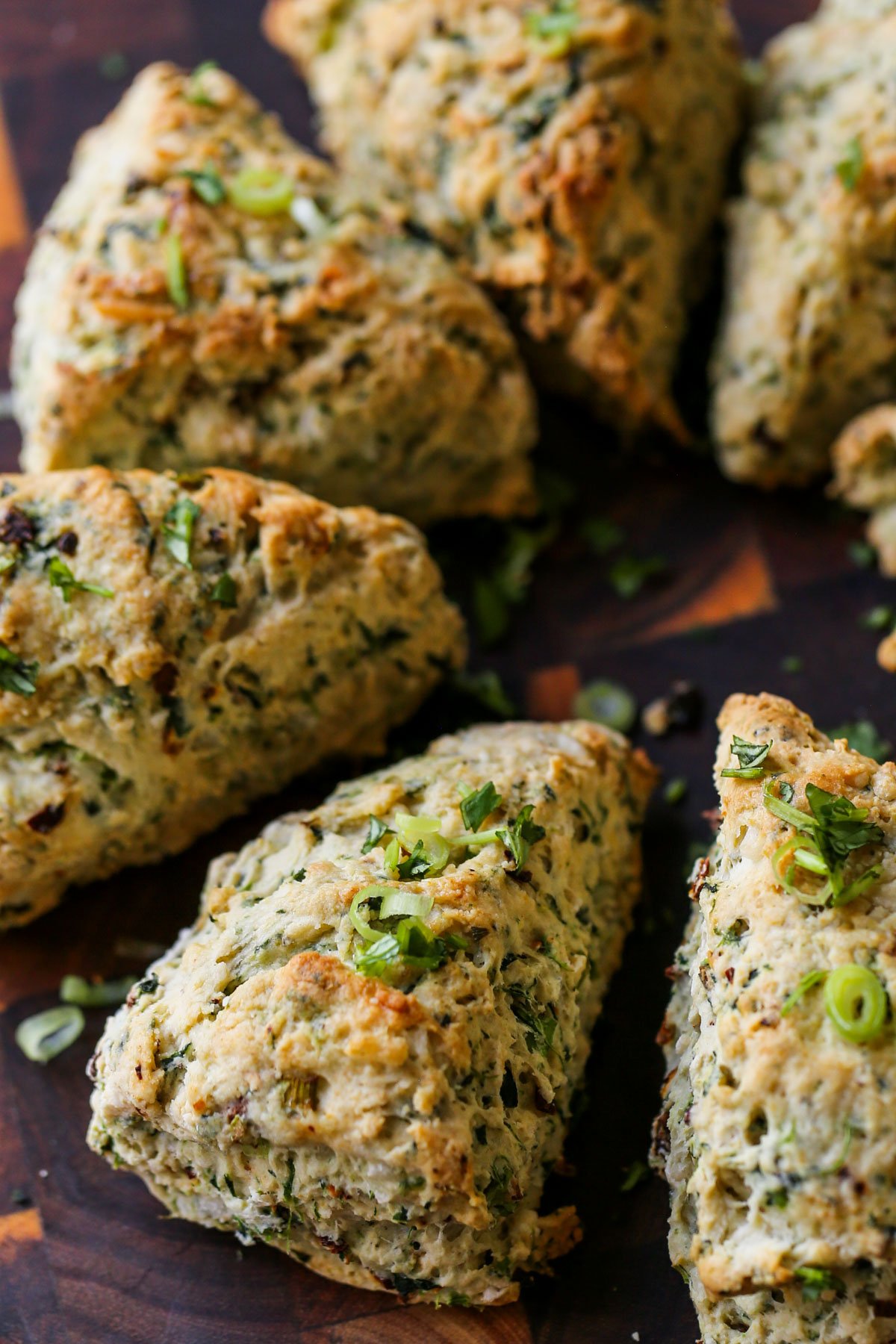 Spinach and Cheese Savory Scones (30 minutes!)