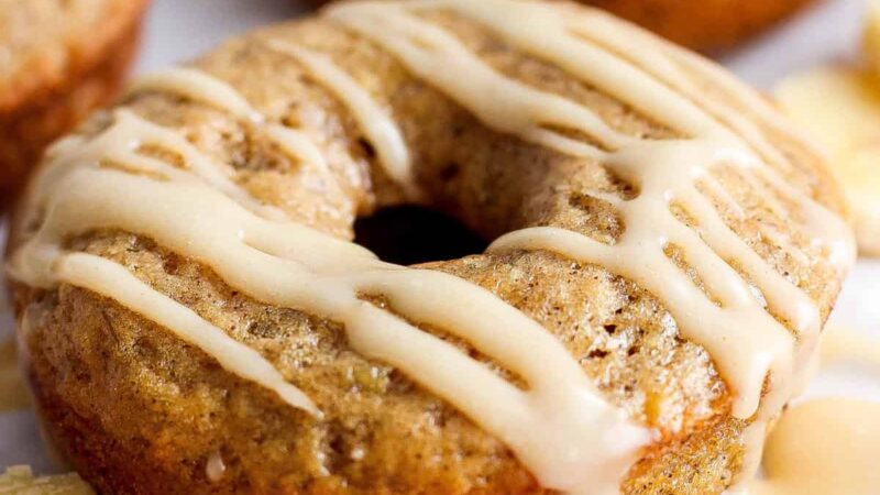Banana Bread Donuts – Fit Foodie Finds