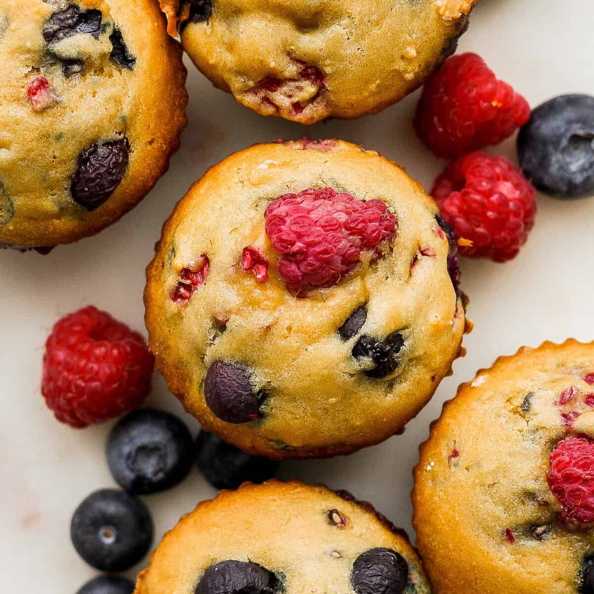 Greek Yogurt Berry Muffins – Fit Foodie Finds