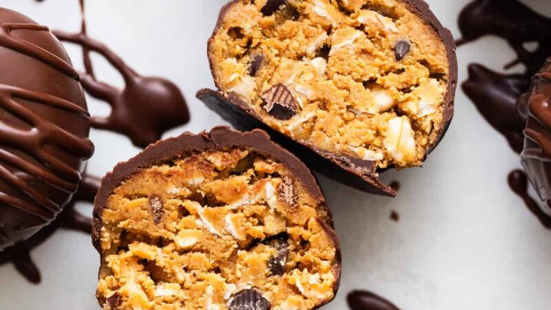 Protein Cookie Dough Truffles – Fit Foodie Finds