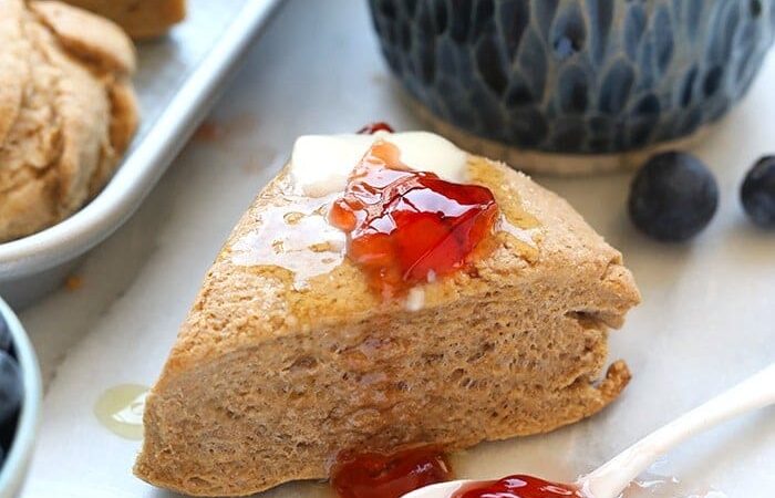 Honey Whole Wheat Scones – Fit Foodie Finds